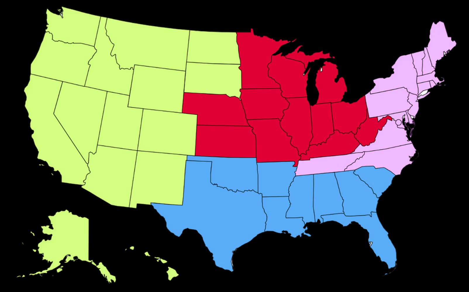 NDDL Regions Map